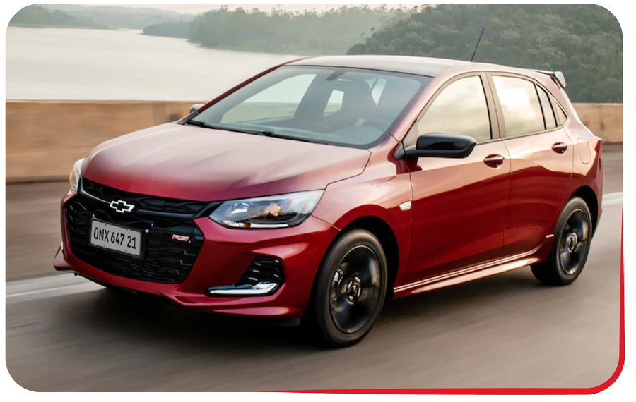 Onix RS vermelho